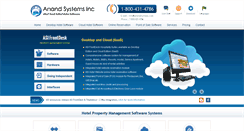 Desktop Screenshot of anandsystems.com
