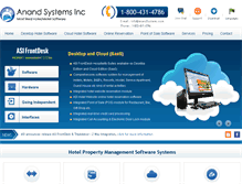 Tablet Screenshot of anandsystems.com